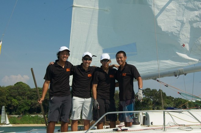 Team Singapore - Matchrace Thailand 2013 &copy; Various people
